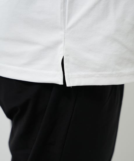 STCH ORIGINAL【 Clover logo mock neck-white 】