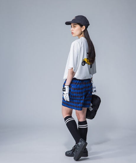 【ANTIQUAGOLF×STCH】UNISEX（ユニセックス）back print tee-white