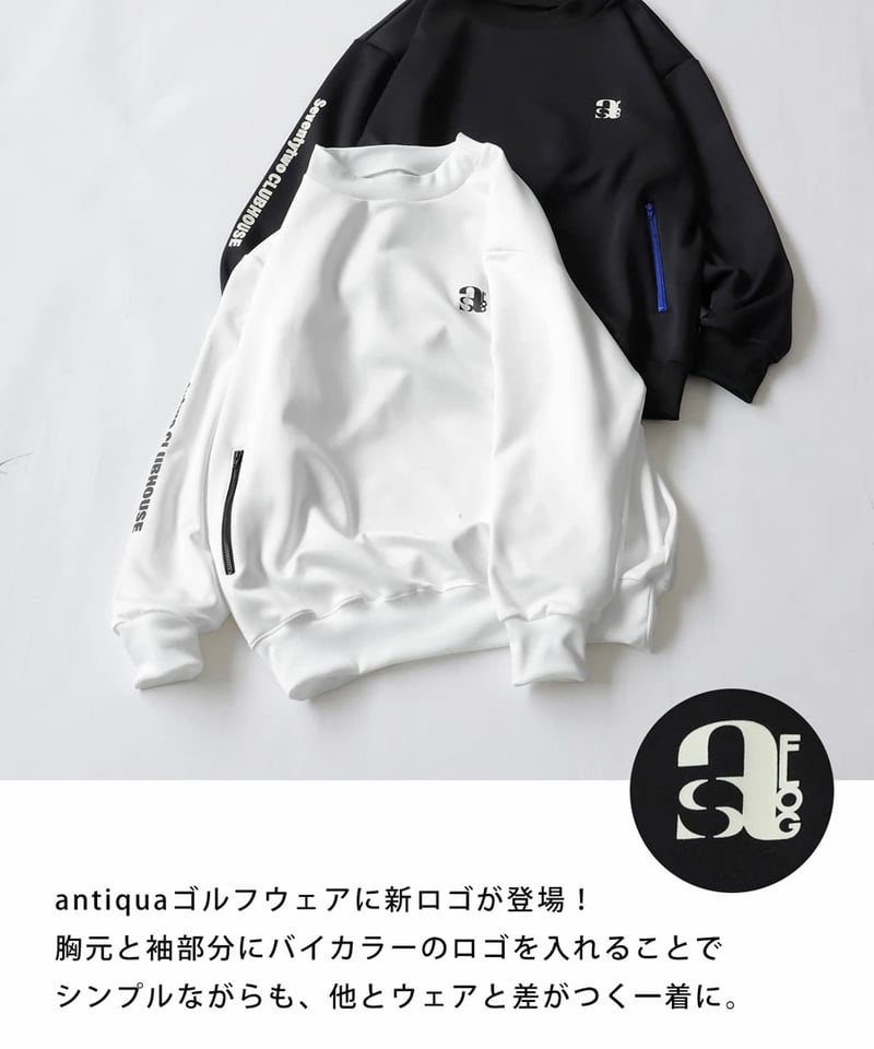 STCH スウェット　サイズL 未使用 ANTIQUAGOLF×STCH】UNISEX(ユニセックス)zip pocket logo