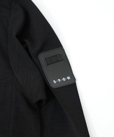 【ANTIQUAGOLF×STCH】UNISEX(ユニセックス)zip hoodie-black