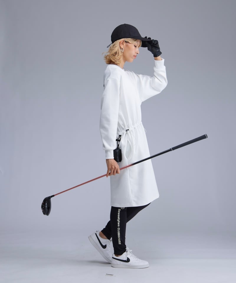 ANTIQUAGOLF×STCH】drost onepiece-white | 【公式】ST