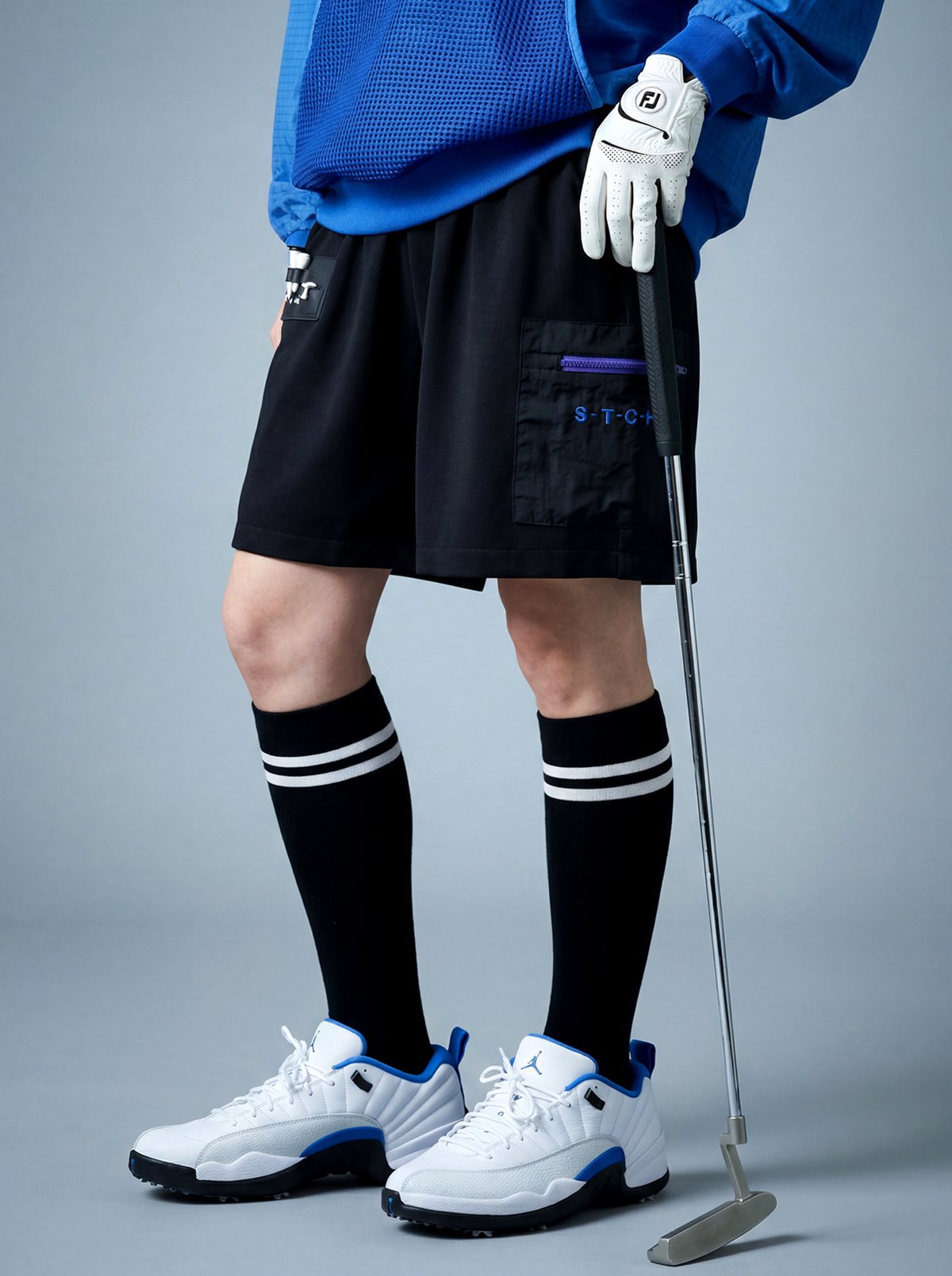 ANTIQUA GOLF×STCH】Golf Short Pants-black | 【公式