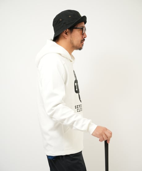 STCH  UNISEX（ユニセックス）【Clover logo hoodie-White】