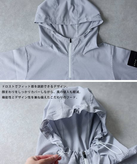 【ANTIQUA GOLF×STCH】 SeersuckerTops-stripe
