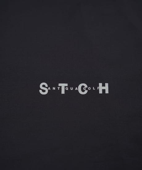 【 ANTIQUAGOLF×STCH 】Asymmetry Logo Tops-black