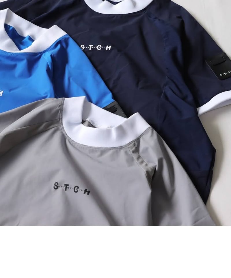 ANTIQUAGOLF×STCH】UNISEX（ユニセックス）ribbed coler to