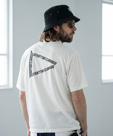 STCH ORIGINAL 【mock neck STCH GOLF CLUB-white】