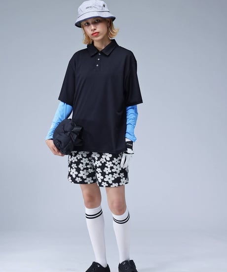 【ANTIQUAGOLF×STCH】UNISEX（ユニセックス）接触冷感×UVカット longsleeve under shirt-blue