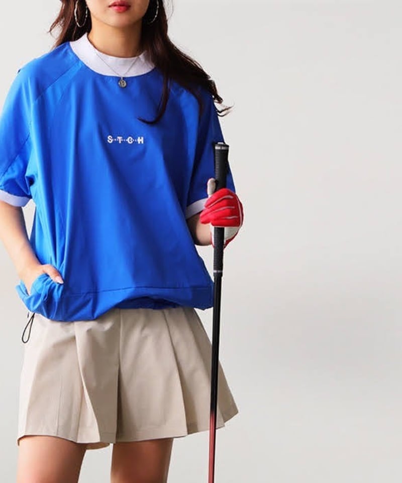 ANTIQUAGOLF×STCH】UNISEX（ユニセックス）ribbed coler to