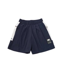 【 ANTIQUAGOLF×STCH 】contrast half pants-offwhite×navy