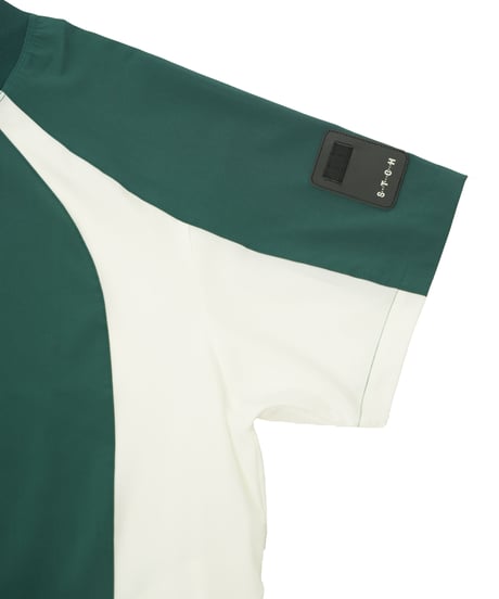 【ANTIQUAGOLF×STCH】UNISEX(ユニセックス)colored tech halfsleeve-green