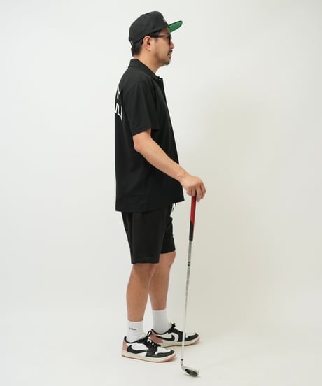 STCH ORIGINAL【STCH LOGO POLO-black】