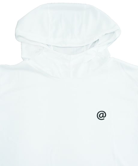【ANTIQUAGOLF×STCH】UNISEX（ユニセックス）short sleeve hooded-white