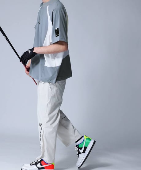 【ANTIQUAGOLF×STCH】UNISEX(ユニセックス)colored tech halfsleeve-gray