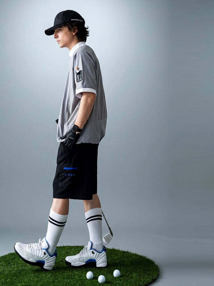 ANTIQUA GOLF×STCH】Golf Short Pants-black | 【公式