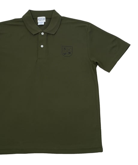 STCH ORIGINAL【STCH LOGO POLO-khaki】