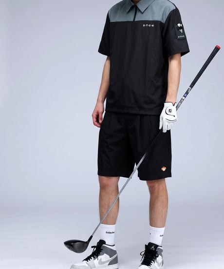 【ANTIQUA GOLF×STCH】Colored Tech Tops-black