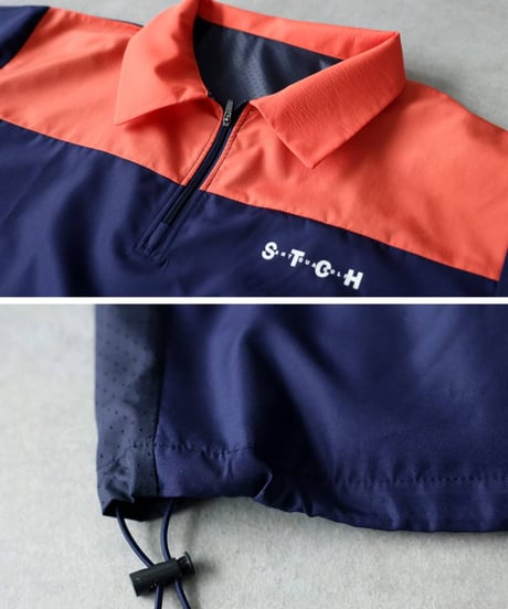 【ANTIQUA GOLF×STCH】Colored Tech Tops-black