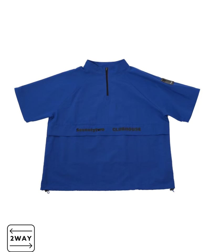 ANTIQUAGOLF×STCH 】regen 2waypullover-blue | 【