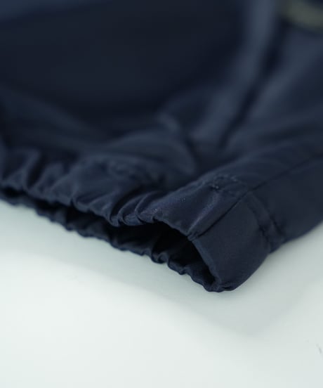 STCH 【college logo nylon vest-navy】