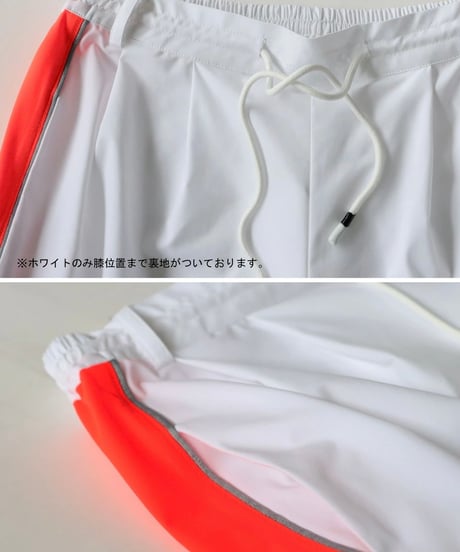 【ANTIQUAGOLF×STCH】UNISEX（ユニセックス）line design pants-black/white/gray