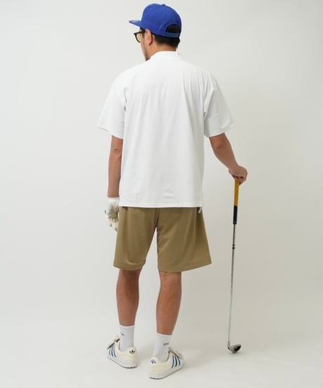 STCH ORIGINAL 【mock neck short sleeve golf man-white】