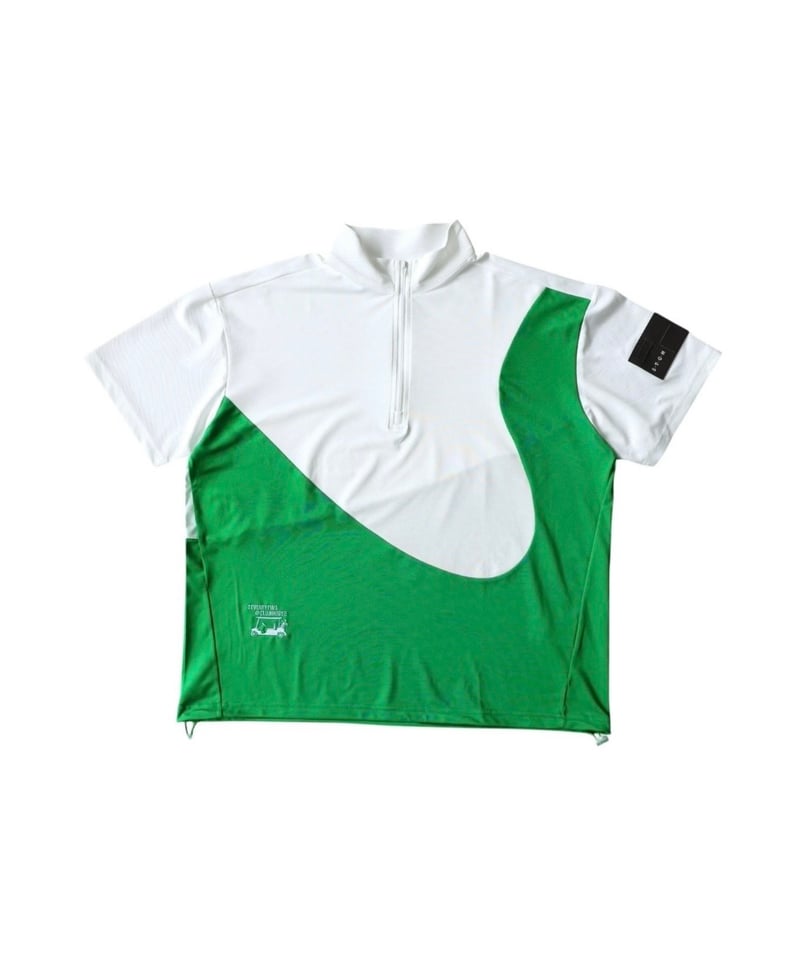 ANTIQUA GOLF×STCH】Color block Tops-greenmix |