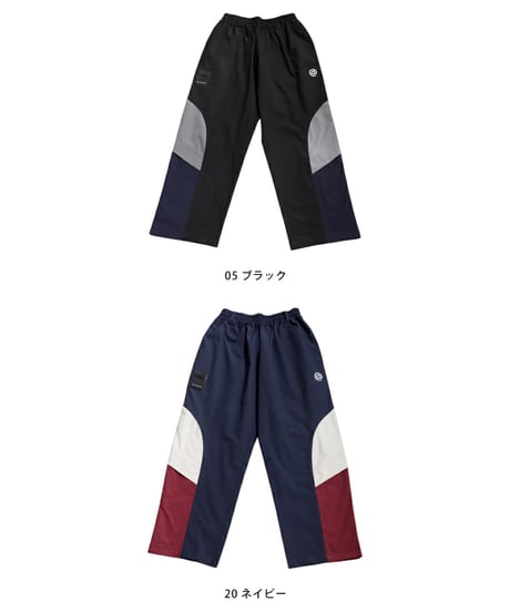 【ANTIQUAGOLF×STCH】Color block pants-black