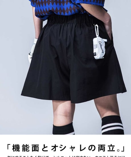 【ANTIQUAGOLF×STCH】LADIES（レディース）A-line half pants