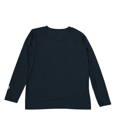 【ANTIQUAGOLF×STCH】UNISEX（ユニセックス）接触冷感×UVカット longsleeve under shirt-black