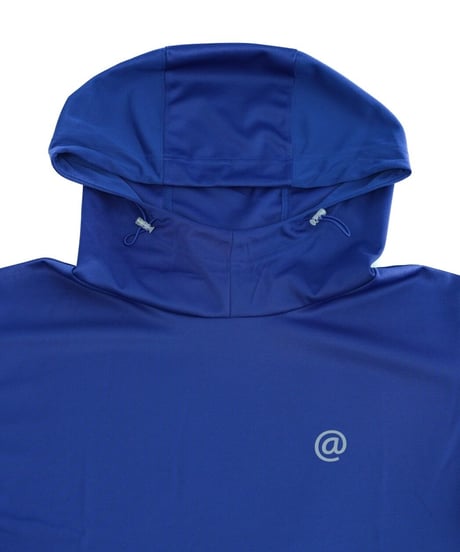 【ANTIQUAGOLF×STCH】UNISEX（ユニセックス）short sleeve hooded-blue