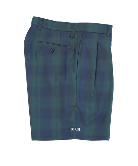 STCH ORIGINAL 【Twotuck shorts-black watch 】