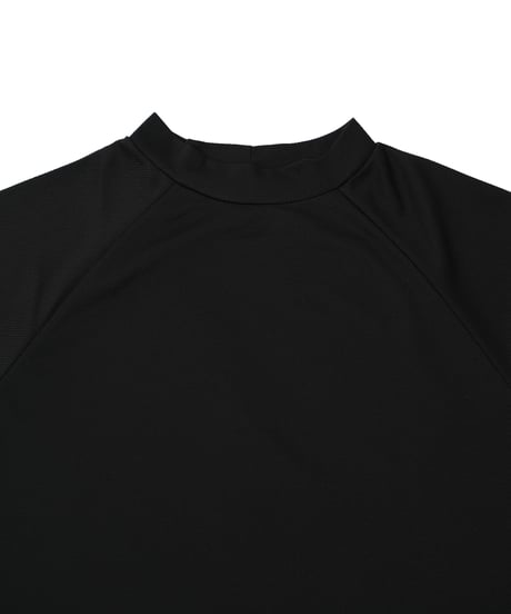 【ANTIQUAGOLF×STCH】UNISEX(ユニセックス)mesh switching tops-black
