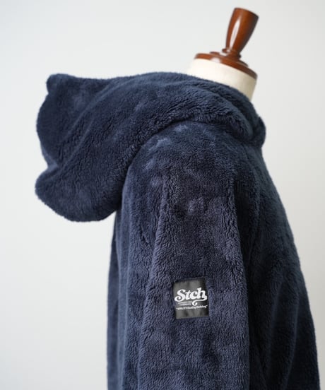🔴10月29日予約販売スタート  STCH ORIGINAL【Boa fleece hoodie -navy】