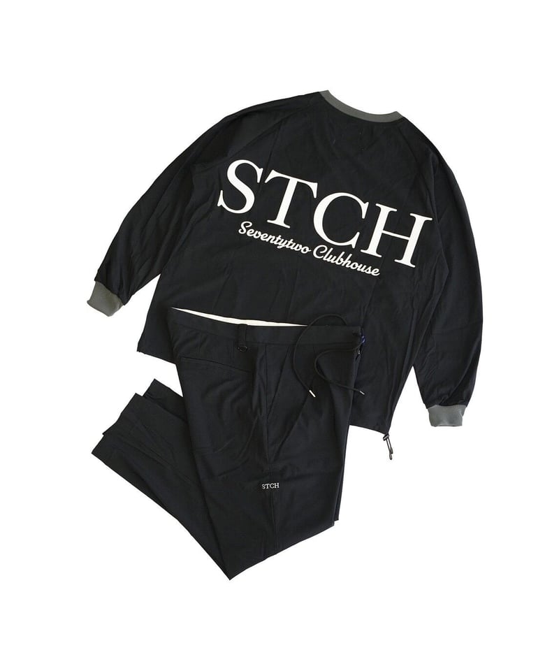 melple×STCH セットアップ　ブラック　Mサイズ melple×STCH セットアップブラックMサイズ