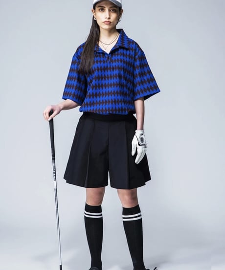 【ANTIQUAGOLF×STCH】LADIES（レディース）A-line half pants