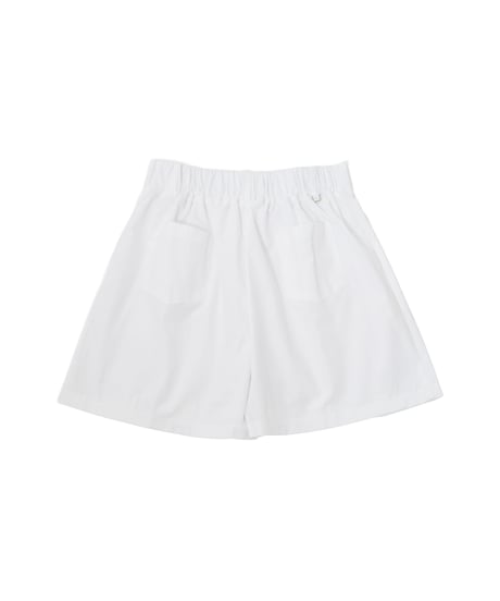 【ANTIQUAGOLF×STCH】LADIES（レディース）A-line half pants white