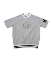 【 ANTIQUAGOLF×STCH 】backcolor mockneck tops-lightgray