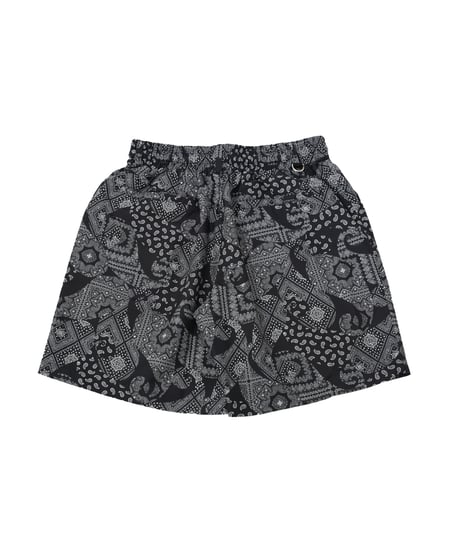 【 ANTIQUAGOLF×STCH 】paisley half pants-black