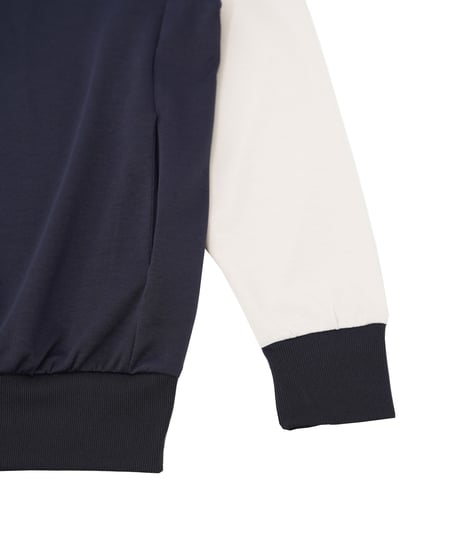 【 ANTIQUAGOLF×STCH 】punch tops-navy