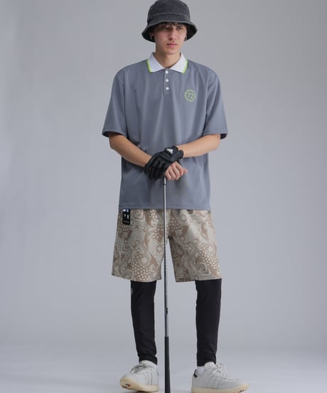 【 ANTIQUAGOLF×STCH 】paisley half pants-beige