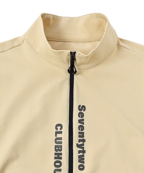 【ANTIQUA GOLF × STCH】Logo Half-Zip-beige