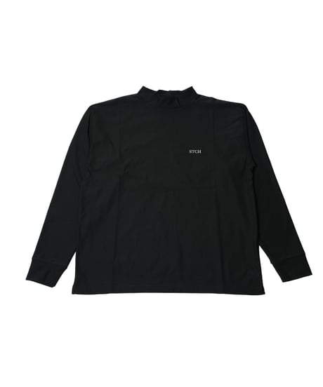 STCH ORIGINAL 【mockneck long sleeve golkees L/S-black】