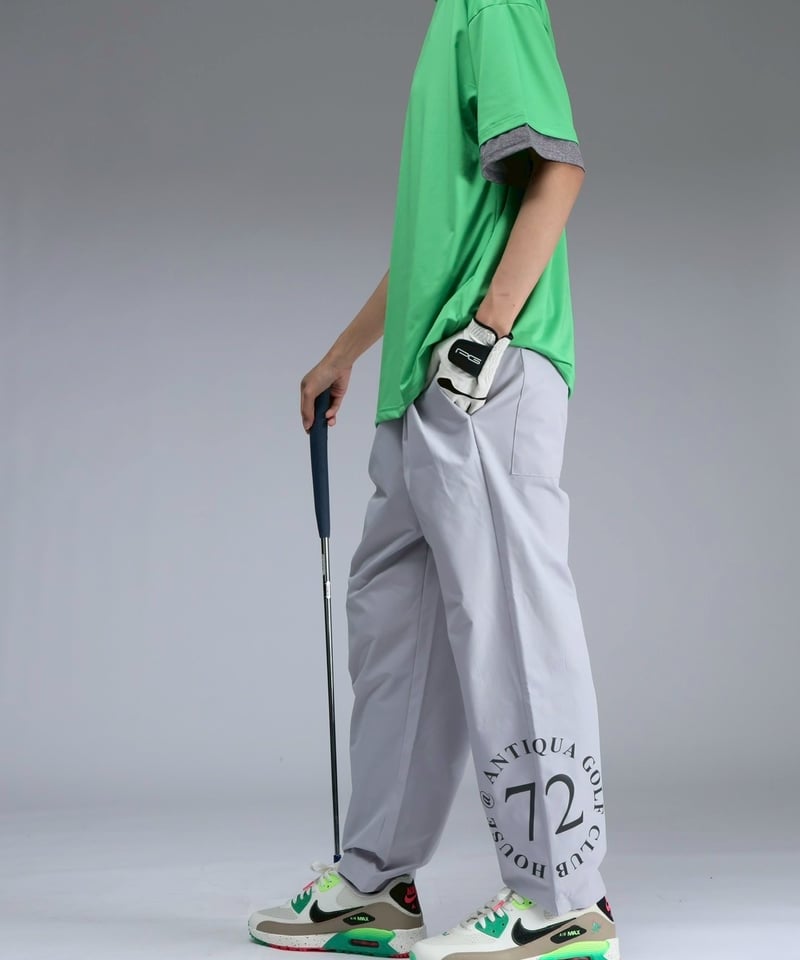 ANTIQUAGOLF×STCH 】color combination pants-lig