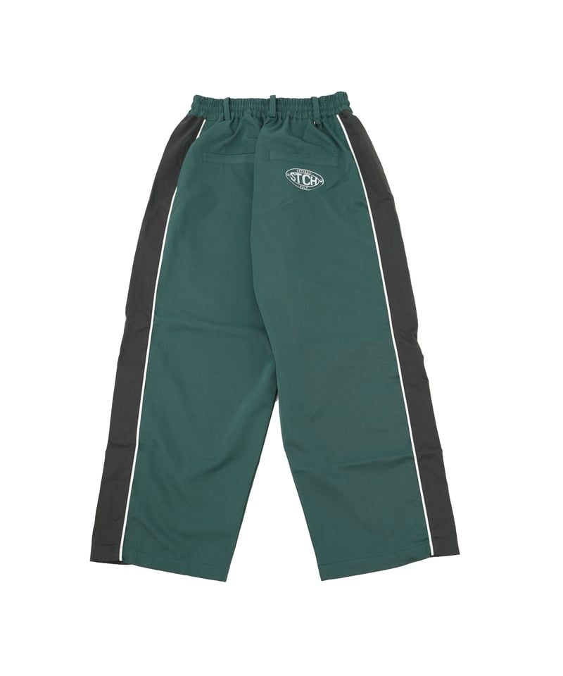 ANTIQUAGOLF×STCH】 color matching pants-green |