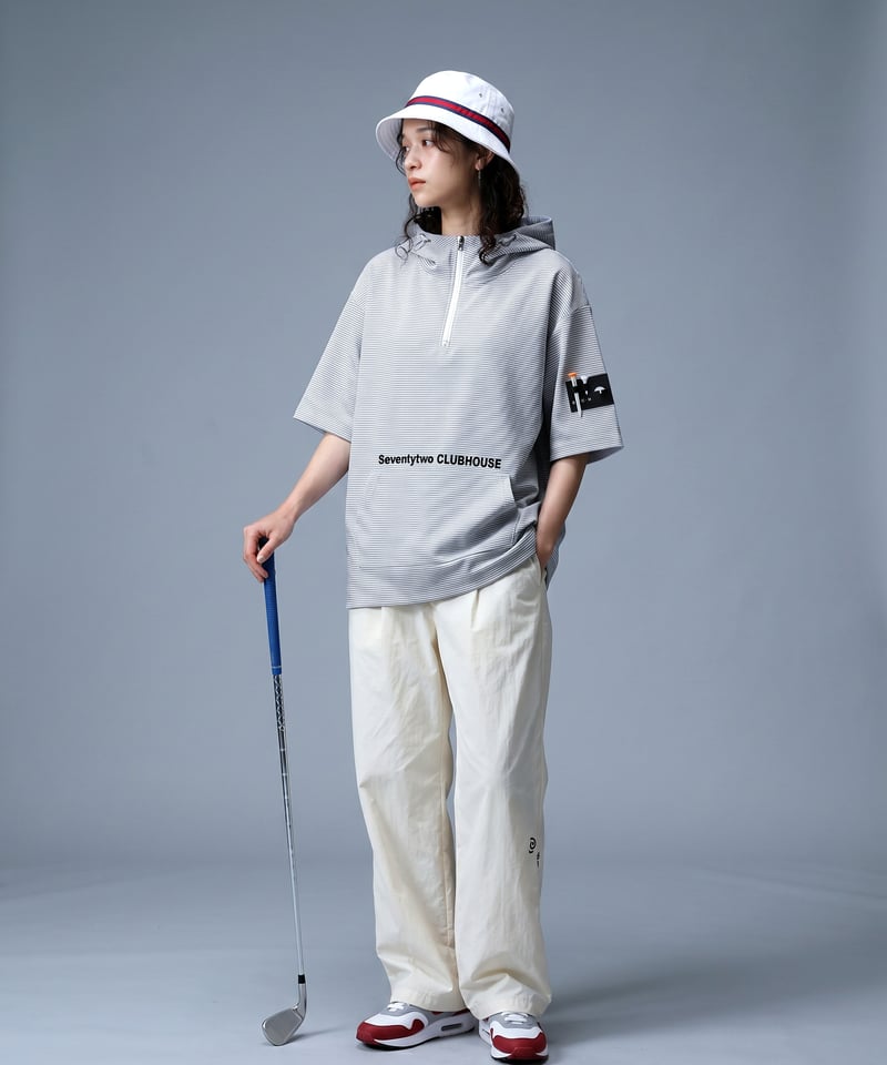 おまとめ6点 ANTIQUA GOLF×STCH】 SeersuckerTops-stripe | 【公式