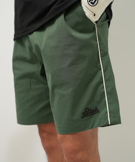 STCH ORIGINAL【piping baseball shorts-green】