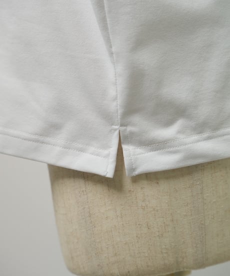 STCH ORIGINAL 【mock neck short sleeve golf man-white】
