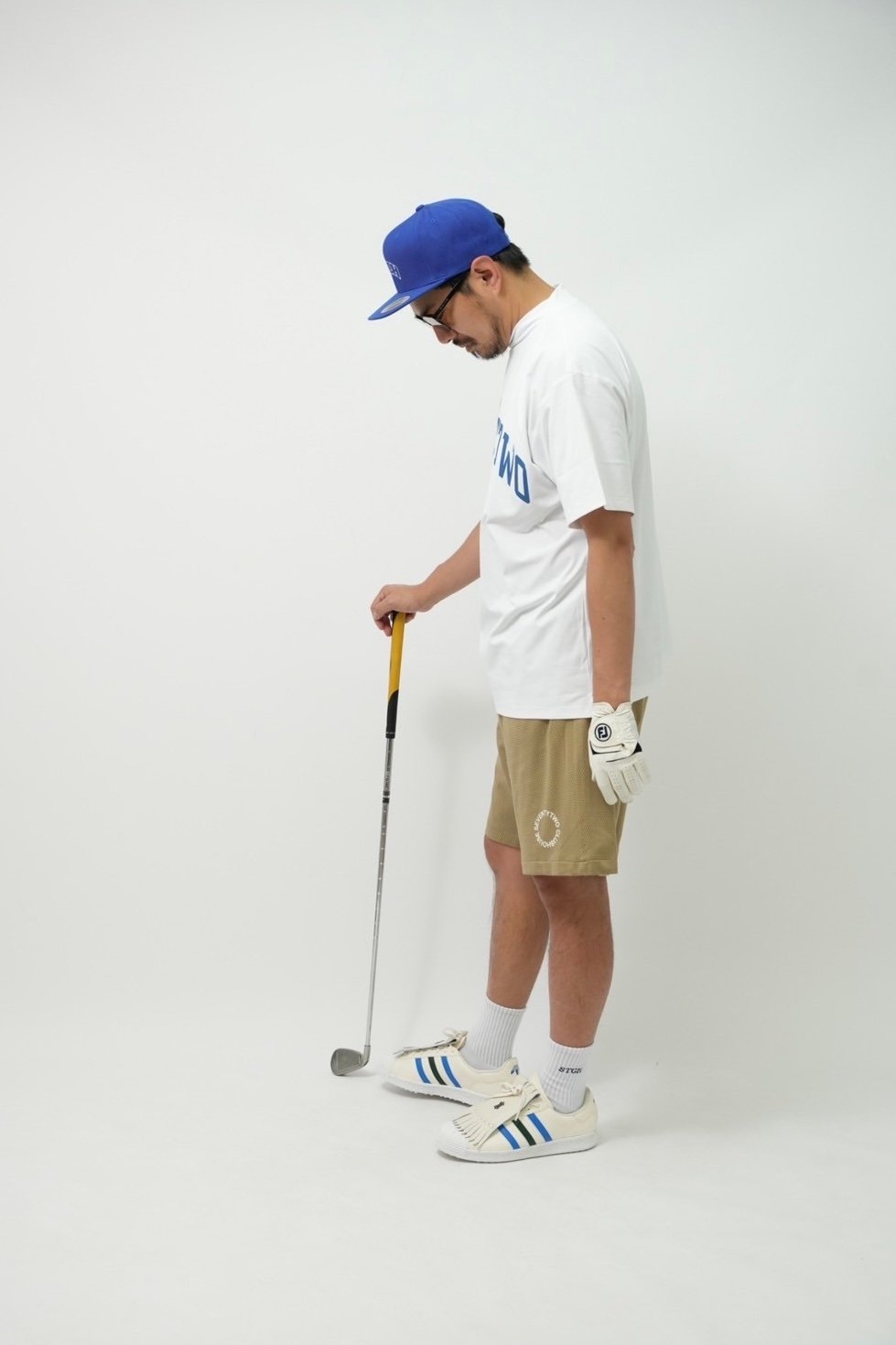 S.T.C.H. ゴルフウェアセットアップ ML グレー　美品 ANTIQUA GOLF×STCH トップス メンズ 送料無料・再販。(500
