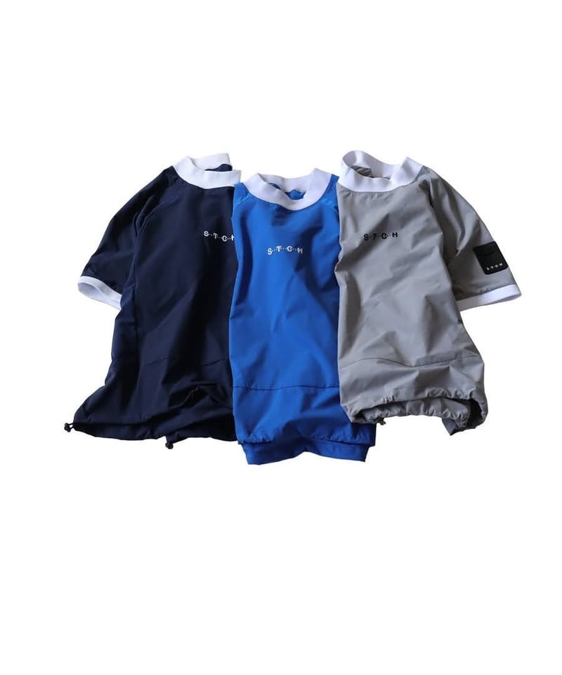 ANTIQUAGOLF×STCH】UNISEX（ユニセックス）ribbed coler to